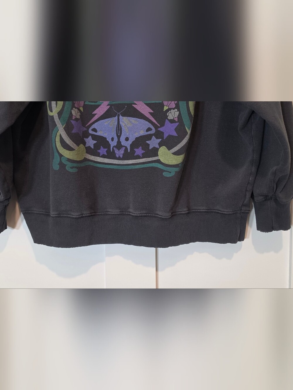 American Eagle Lightly Distressed Pink Floyd Sweatshirt Gray Graphic Size XL - Picture 4 of 10
